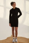 Kada The Sweater Hoodie Mini Dress In Black