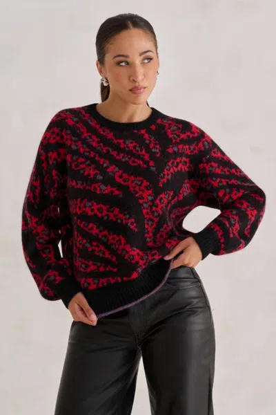 Kada The Woodland Animal Jacquard Sweater In Multi