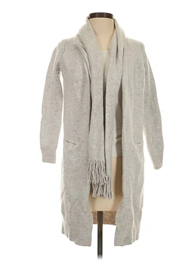 Pre-owned Kada Wool Cardigan Sweater In Gray