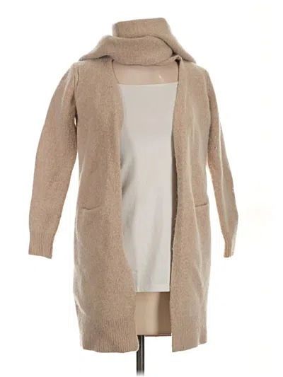 Pre-owned Kada Wool Cardigan Sweater In Tan