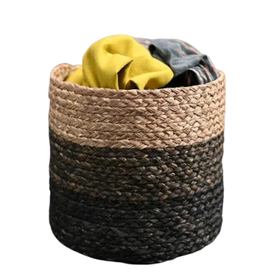 Kadam Haat Sabai Plant Holder / Basket In Black