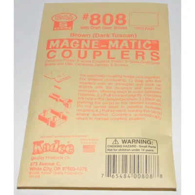 Kadee Magna Matic Couplers, Dark Brown