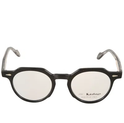 Kador Amadeus Round-frame Glasses In Black