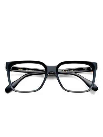 Kador Big 4 Square-frame Glasses In Black