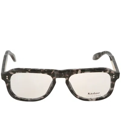 Kador Bravo Square-frame Glasses In Gray