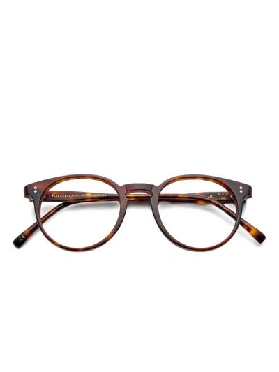 Kador Chyli-k Round-frame Glasses In Brown
