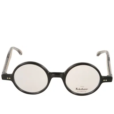 Kador Epoque Round-frame Glasses In Black