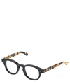 Kador Round-frame Glasses In Black