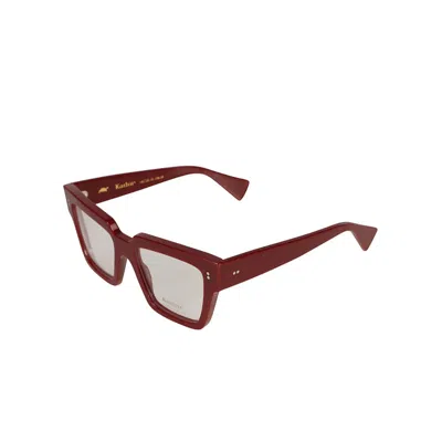 Kador Kallima Square-frame Sunglasses In Burgundy