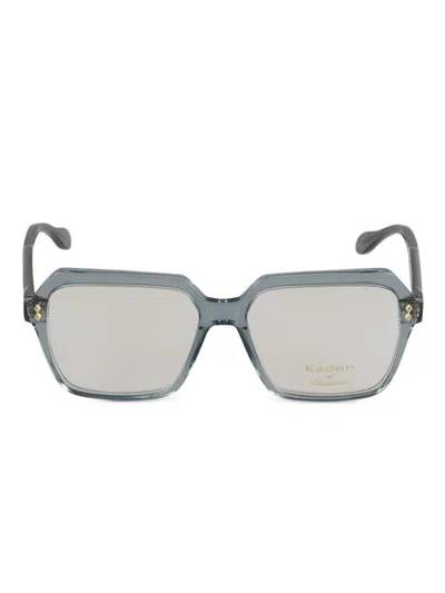 Kador Giada Geometric-frame Glasses In Gray