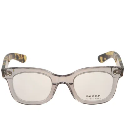 Kador Heritage Square-frame Glasses In Gray