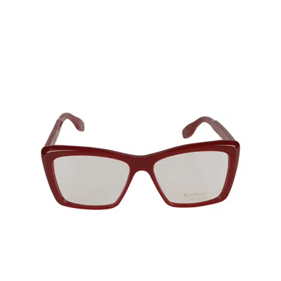 Kador Katy Square-frame Glasses In Burgundy