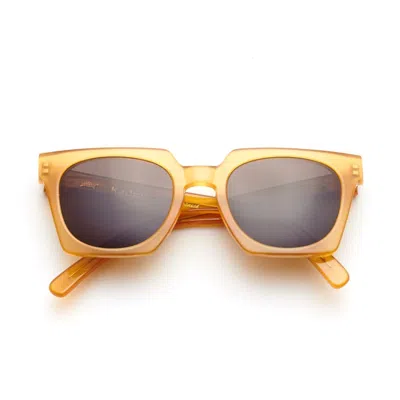 Kador Geometric-frame Sunglasses In Orange