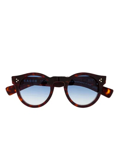 Kador Mondo Tortoiseshell Sunglasses In Brown