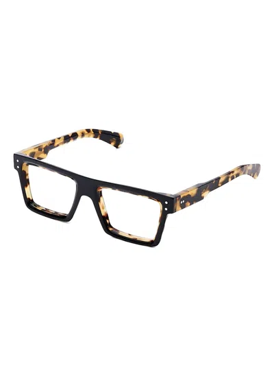 Kador Premium 7 Rectangle-frame Glasses In Brown