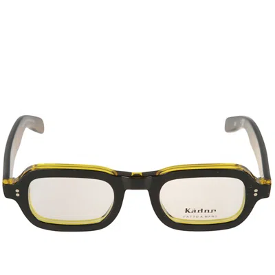 Kador Roky Rectangle-frame Glasses In Black