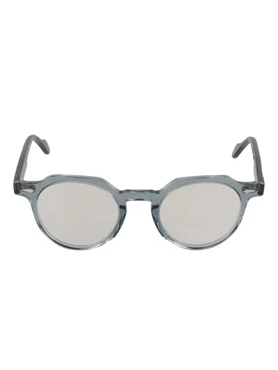 Kador Round-frame Glasses In Gray