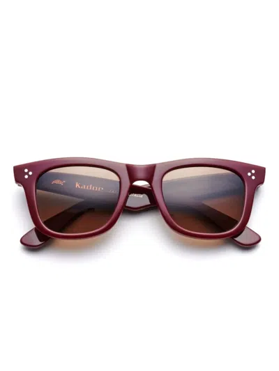 Kador Solemio Sunglasses In Red
