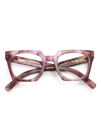 Kador Square-frame Glasses In Pink