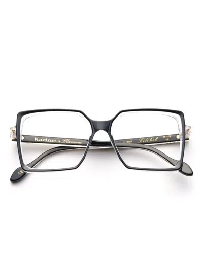 Kador Square-frame Glasses In Black