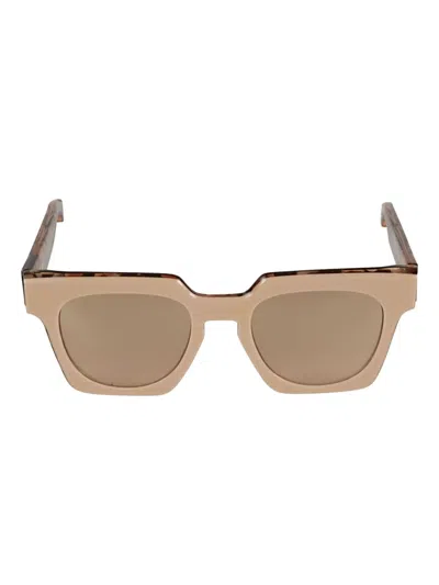 Kador Tanya Tortoiseshell Square Sunglasses In Brown