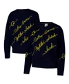 Kadyluxe Women's Navy Notre Dame Fighting Irish Love Note Pullover Sweater In Blue