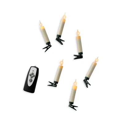 Kaemingk 10 Piece Led Candle Lights Set In Gray