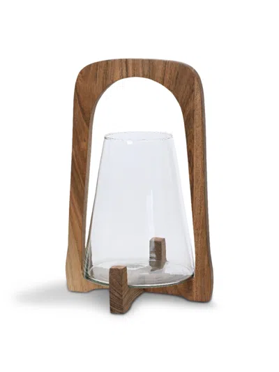 Kaemingk Mango Wood Lantern In Natural