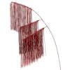 Kaemingk Red Tinsel Tree Pick In Red