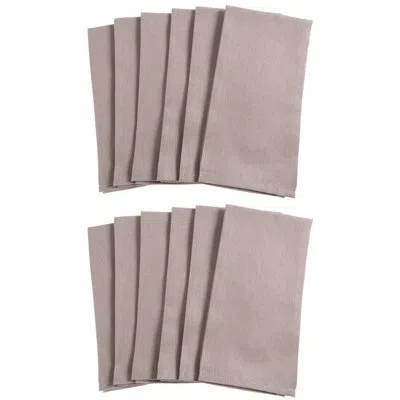 Kaf Home Chateau 20" Napkins In Gray