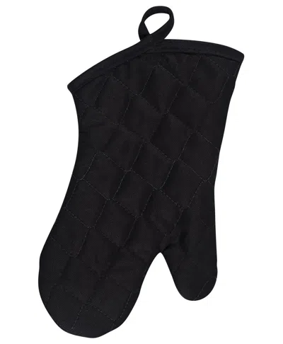 Kaf Home Chefs Oven Mitt, Set Of 2 In Black