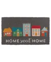 Kaf Home Coir Doormat, Home Sweet Home In Beige