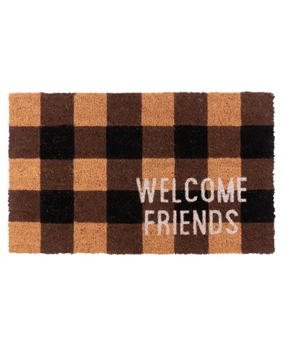 Kaf Home Coir Doormat, Welcome Home In Beige