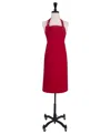 Kaf Home D-ring Apron In Cherry