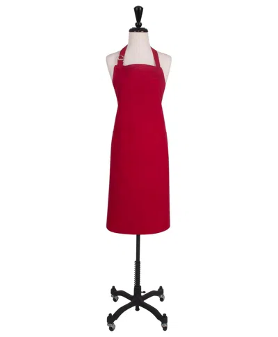 Kaf Home D-ring Apron In Cherry