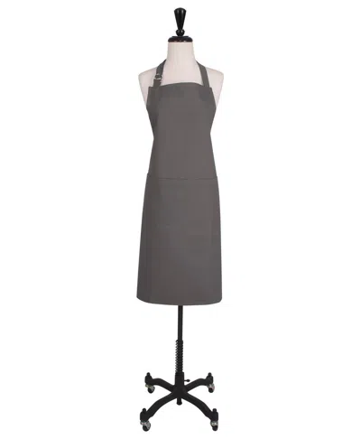 Kaf Home D-ring Apron In Pewter