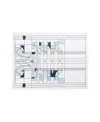 Kaf Home Frank Lloyd Wright Printed Placemats, Set Of 4 In Water Lilies