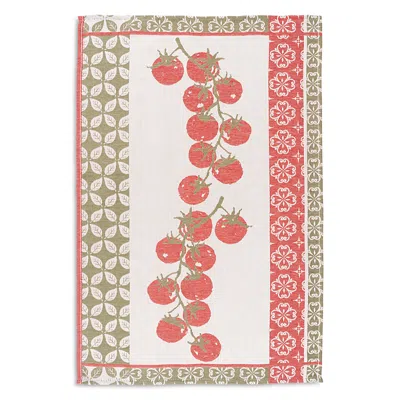 Kaf Home Jacquard Kitchen Towel, Pomodoro Tomato In Purple
