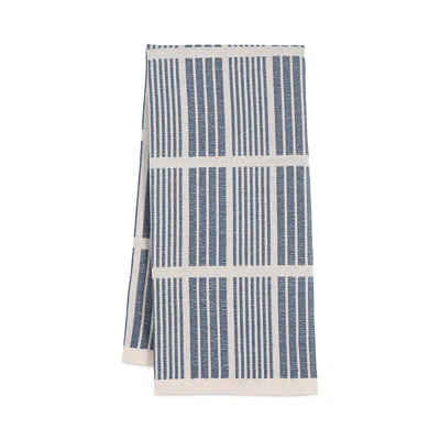 Kaf Home Jacquard Reversible Terry Towel In Blue