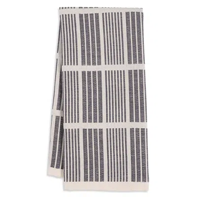 Kaf Home Jacquard Reversible Terry Towel In Gray