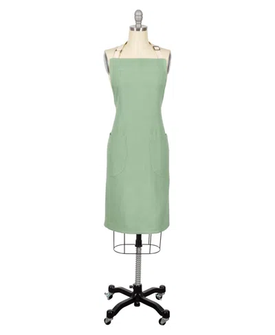 Kaf Home Monaco Apron In Mineral Green