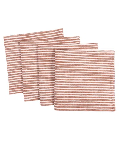 Kaf Home Stone Wash Monaco Napkins, Set Of 4 In Sierra