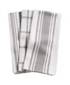 Kaf Home Pantry Cotton 3 Piece Kitchen Towel, 20" X 30" In Drizzle