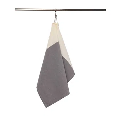 Kaf Home Rooted Sustainable All Purpose Kitchen Towel In Gray