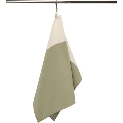 Kaf Home Rooted Sustainable Chef's Apron, 32 X 30-inch In Green