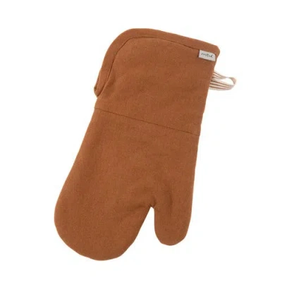 Kaf Home Rooted Sustainable Oven Mitt In Brown