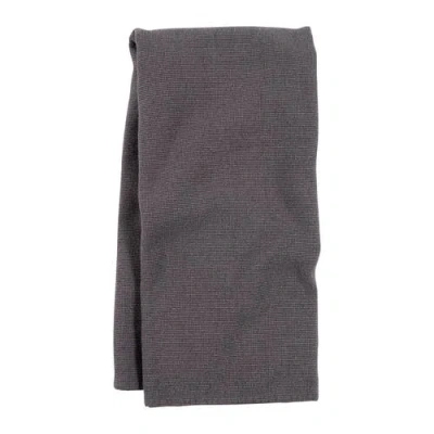 Kaf Home Rooted Sustainable Reversible Terry Towel In Gray