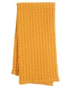 Kaf Home Set Of 4 Monaco Jumbo Waffle Kitchen Towels In Yellow