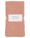 Kaf Home Set Of 4 Stonewashed Linen Napkins In Pink