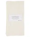 Kaf Home Set Of 4 Stonewashed Linen Napkins In White